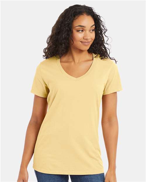 ComfortWash by Hanes Garment-Dyed Women's V-Neck T-Shirt - ComfortWash by Hanes GDH125 ComfortWash by Hanes Summer Squash Yellow S