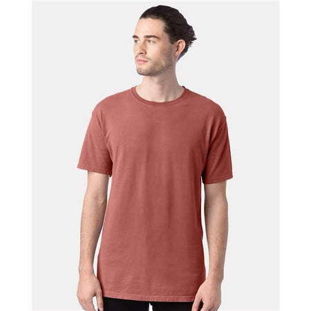 ComfortWash by Hanes Garment-Dyed T-Shirt - Nantucket Red - ComfortWash by Hanes GDH100 ComfortWash by Hanes