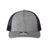 Richardson Low Pro Heather Trucker Cap - Richardson 115CH Richardson Black Heather/ Black Adjustable