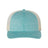 Richardson Low Pro Heather Trucker Cap - Richardson 115CH Richardson Green Teal Heather/ Birch Adjustable