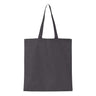 Q-Tees Economical Tote - Q-Tees QTB Q-Tees Charcoal One Size