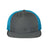 Richardson Rogue Wide Set Mesh Cap - Richardson 935 Richardson Charcoal/ Cyan Adjustable