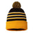 Richardson Pom Cuffed Beanie - Richardson 134 Richardson Black/ Gold/ White One Size
