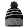 Richardson Pom Cuffed Beanie - Richardson 134 Richardson Black/ Grey/ White One Size