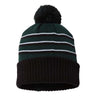 Richardson Pom Cuffed Beanie - Richardson 134 Richardson Dark Green/ Black/ White One Size