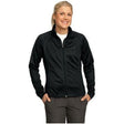 Ladies Tricot Track Jacket DRI-EQUIP Black/Black X-Small