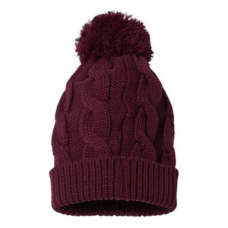 Richardson Chunk Twist Cuffed Beanie - Richardson 141R Richardson Burgundy One Size