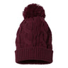 Richardson Chunk Twist Cuffed Beanie - Richardson 141R Richardson Burgundy One Size