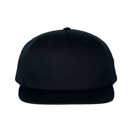Richardson Pinch Front Structured Snapback Trucker Cap - Richardson 255 Richardson Black Adjustable