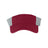 Sportsman Pigment-Dyed Trucker Visor - Sportsman SP540 Sportsman Cardinal/ Stone Adjustable