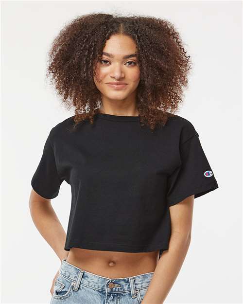 Champion T453W Women's Heritage Jersey Crop T-Shirt