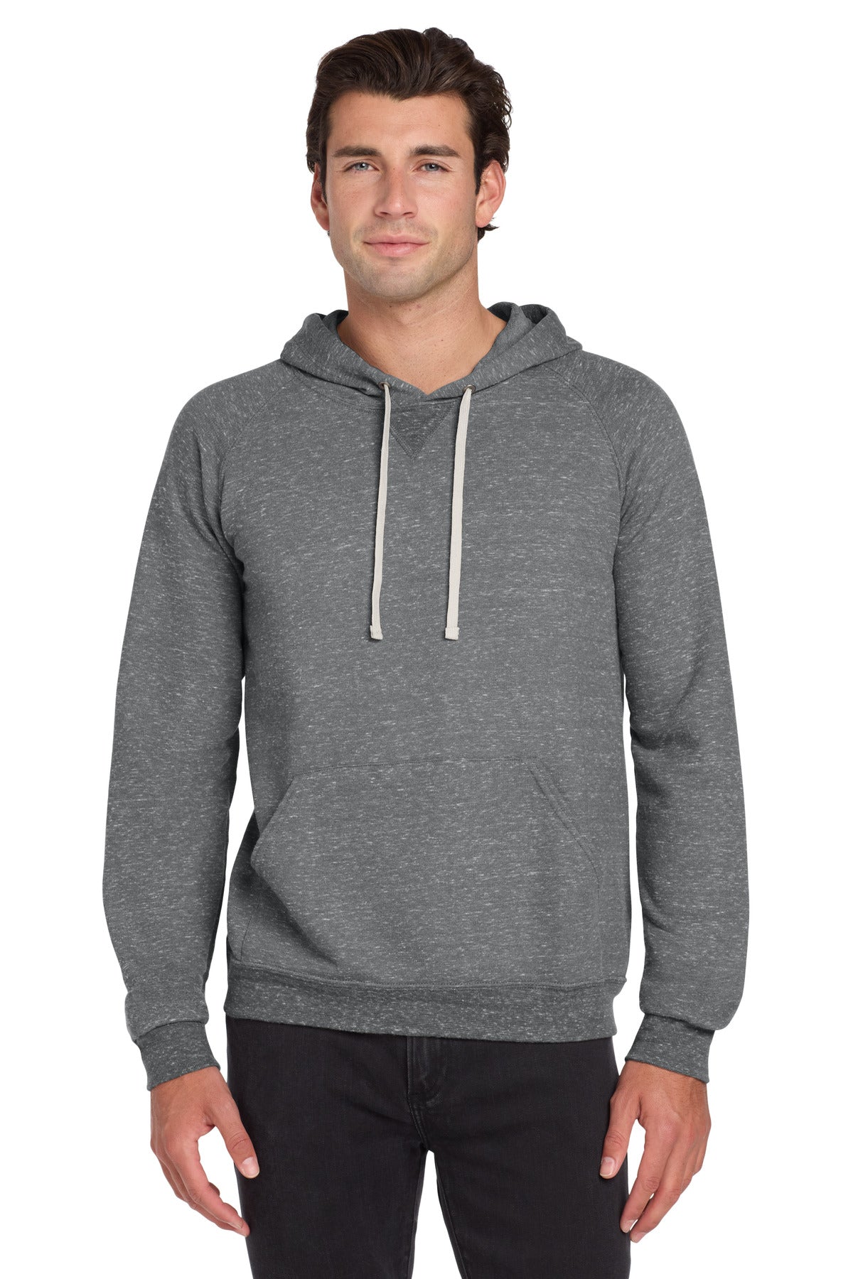 Jerzees  ®  Snow Heather French Terry Raglan Hoodie 90M - Jerzees 90M