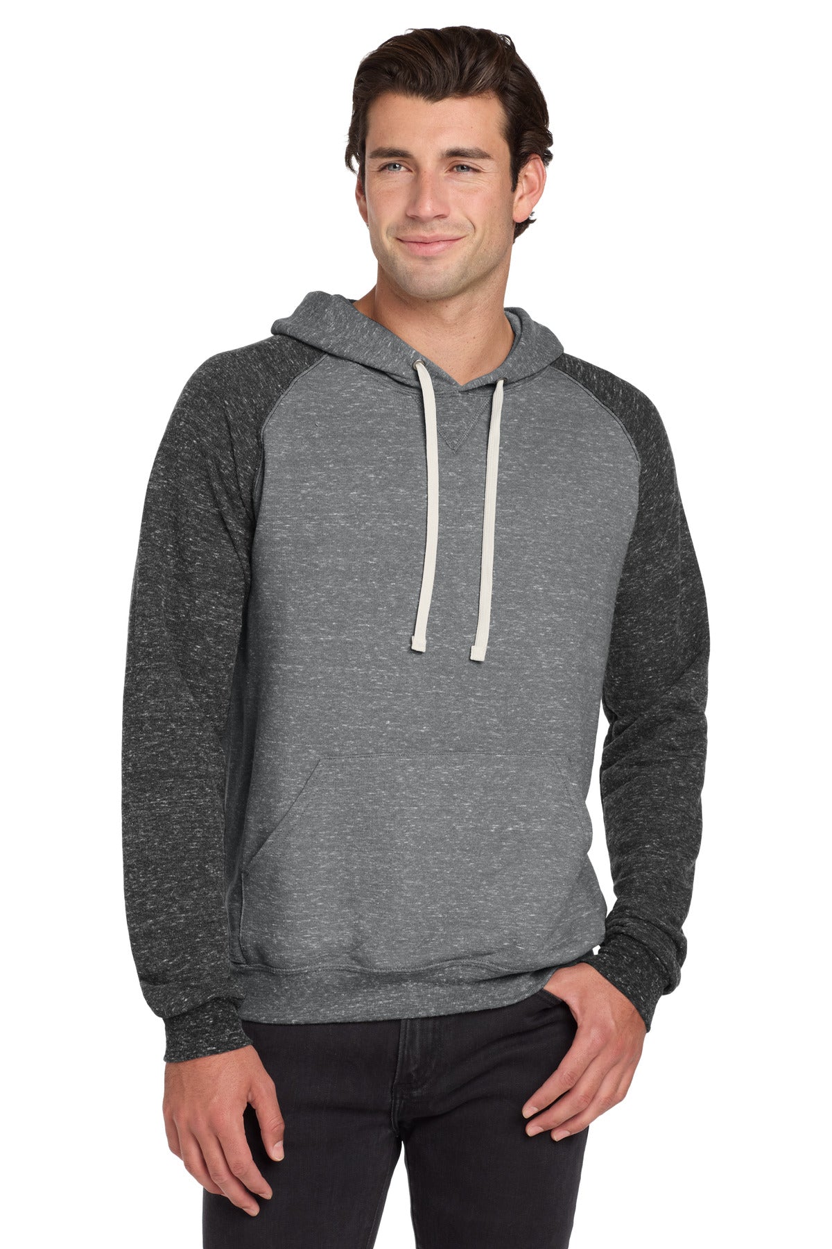 Jerzees  ®  Snow Heather French Terry Raglan Hoodie 90M - Jerzees 90M