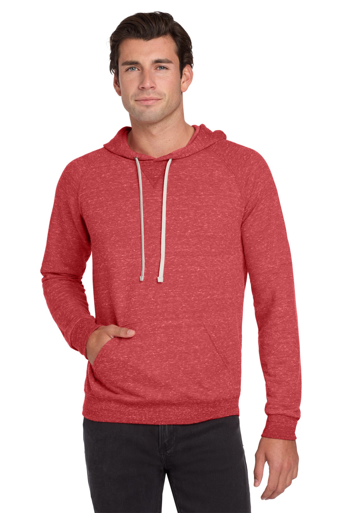 Jerzees  ®  Snow Heather French Terry Raglan Hoodie 90M - Jerzees 90M