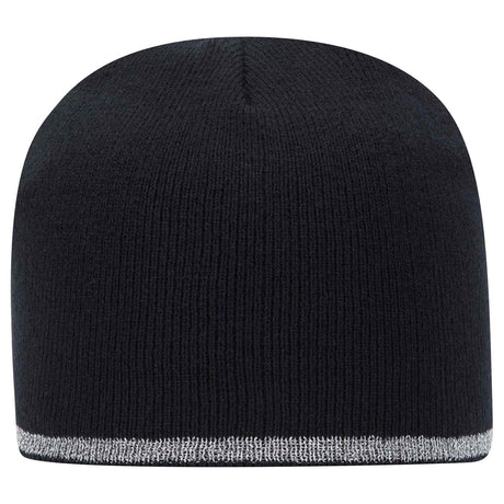 OTTO CAP® 9" Classic Knit Beanie w/ Reflective Stripe OTTO 91-1237