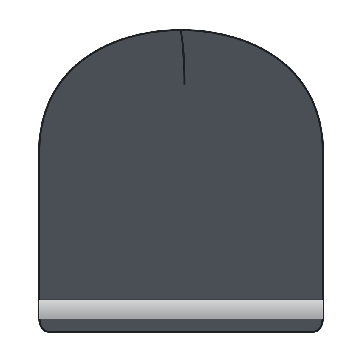 OTTO CAP 9" Classic Knit Beanie w/ Reflective Stripe OTTO 91-1237