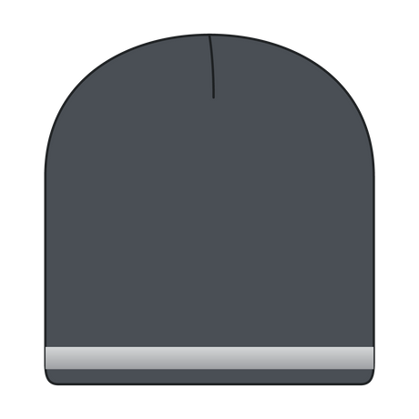 OTTO CAP 9" Classic Knit Beanie w/ Reflective Stripe OTTO 91-1237