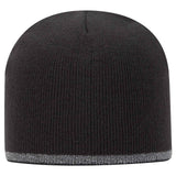 OTTO CAP® 9" Classic Knit Beanie w/ Reflective Stripe OTTO 91-1237