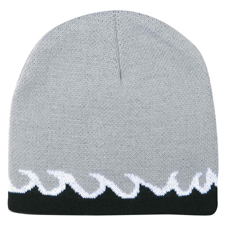 OTTO CAP 8" Reversible Beanie..-91-628 Otto Cap 140316 - Gry/Blk/Wht OSFM - Adult