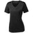 Women's Athletic All Sport V-Neck Tee Shirt in 15 Colors - Sizes XS-4XL Activewear Joe's USA Black X-Small