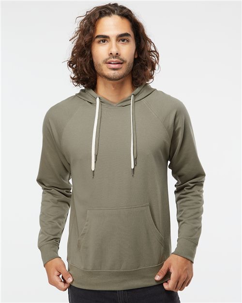 Independent Trading Co. Unisex Icon Lightweight Loopback Terry Hooded Sweatshirt - Independent Trading Co. SS1000