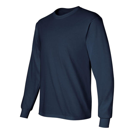 Mens Ultra Cotton 100% Cotton Long Sleeve T-Shirt T-Shirts Joe's USA True Navy