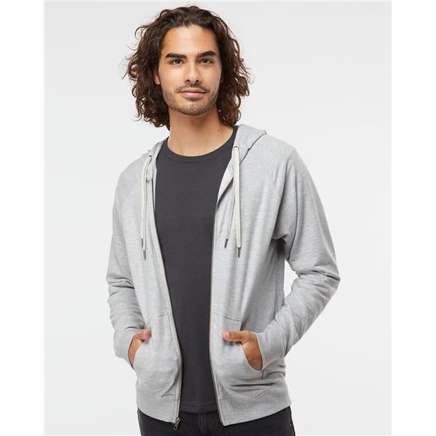 Independent Trading Co. Icon Lightweight Loopback Terry Full-Zip Hooded Sweatshirt - Independent Trading Co. SS1000Z Independent Trading Co.