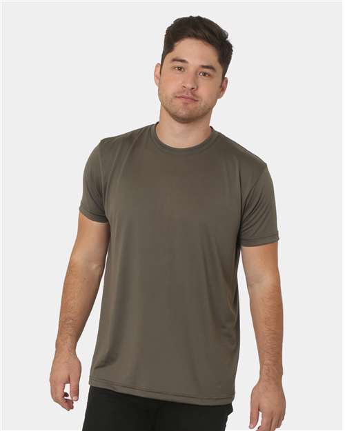 Bayside USA-Made Performance T-Shirt - Bayside 5300 Bayside Military Green S