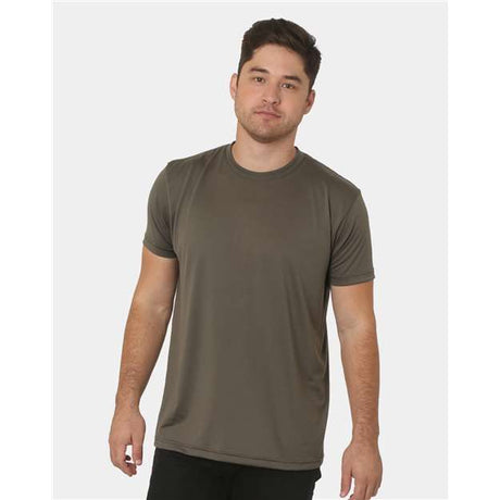 Bayside Unisex USA-Made Performance T-Shirt - Bayside 5300 Bayside Military Green S