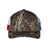 Richardson Printed Mesh Trucker Cap - Richardson 112PM Richardson Mossy Oak Break-Up Country/ Stars & Stripes Adjustable