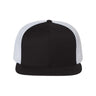 Richardson Wool Blend Flat Bill Trucker Cap - Richardson 511 Richardson Black/ White Adjustable