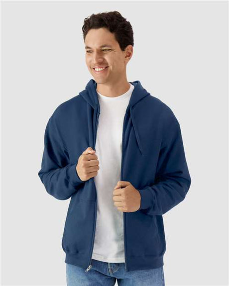 Gildan SF600 Unisex Softstyle Full-Zip Hooded Sweatshirt