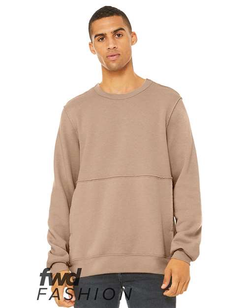 BELLA + CANVAS FWD Fashion Raw Seam Crewneck Sweatshirt - BELLA + CANVAS 3743