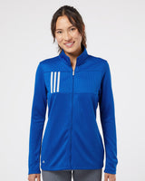 Adidas Women's 3-Stripes Double Knit Full-Zip Jacket - Adidas A483
