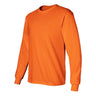 Mens Ultra Cotton 50/50 Cotton Poly Long Sleeve T-Shirt - Safety Orange T-Shirts Joe's USA Safety Orange (50/50 Cotton Poly) Small