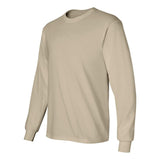Mens Ultra Cotton 100% Cotton Long Sleeve T-Shirt - Sand T-Shirts Joe's USA Sand Small