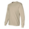 Mens Ultra Cotton 100% Cotton Long Sleeve T-Shirt - Sand T-Shirts Joe's USA Sand Small