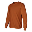 Mens Ultra Cotton 100% Cotton Long Sleeve T-Shirt - Texas Orange T-Shirts Joe's USA Texas Orange Small