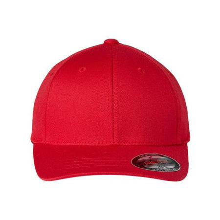 Flexfit Youth Cotton Blend Cap - Flexfit 6277Y Flexfit Red One Size