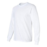 Mens Ultra Cotton 100% Cotton Long Sleeve T-Shirt - White T-Shirts Joe's USA White Small