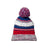 Pom Pom Team Beanie DRI-EQUIP True Red/True Royal/White