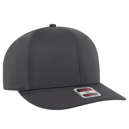 OTTO CAP 6 Panel Pro Style Snapback Hat OTTO 930-1 Otto Cap 025 - Char. Gray OSFM - Adult