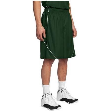 Men's PosiCharge Mesh™ Reversible Spliced Short DRI-EQUIP Forest Green Large
