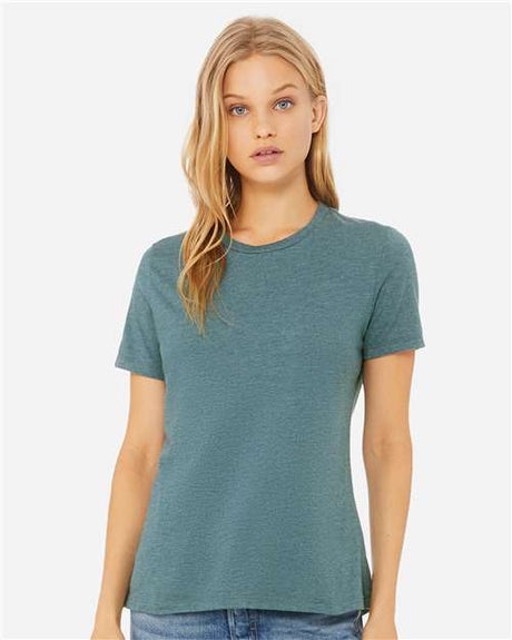 BELLA + CANVAS Women’s Relaxed Fit Heather CVC Tee - BELLA + CANVAS 6400CVC