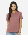 BELLA + CANVAS Women’s Relaxed Fit Heather CVC Tee - BELLA + CANVAS 6400CVC