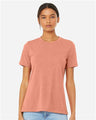 BELLA + CANVAS Women’s Relaxed Fit Heather CVC Tee - BELLA + CANVAS 6400CVC