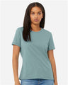 BELLA + CANVAS Women’s Relaxed Fit Heather CVC Tee - BELLA + CANVAS 6400CVC