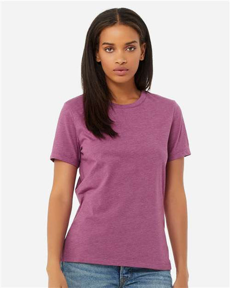 BELLA + CANVAS Women’s Relaxed Fit Heather CVC Tee - BELLA + CANVAS 6400CVC