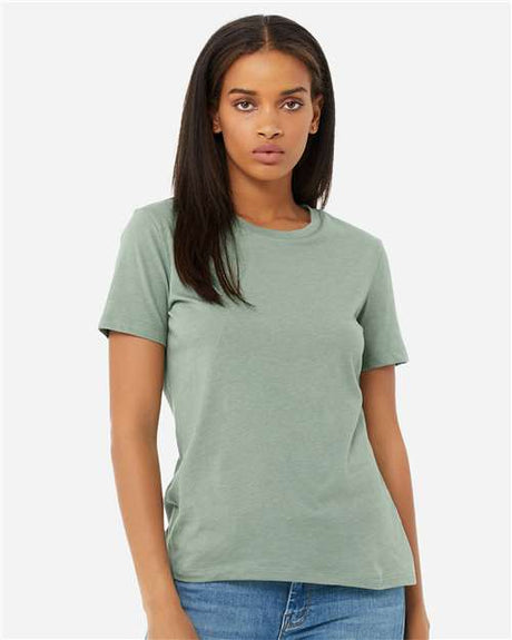 BELLA + CANVAS Women’s Relaxed Fit Heather CVC Tee - BELLA + CANVAS 6400CVC