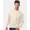 Bayside Unisex USA-Made Crewneck Sweatshirt - Cream - Bayside 1102 Bayside Cream S